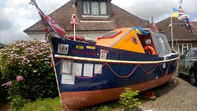 27ft Aluminium ships lifeboat project.