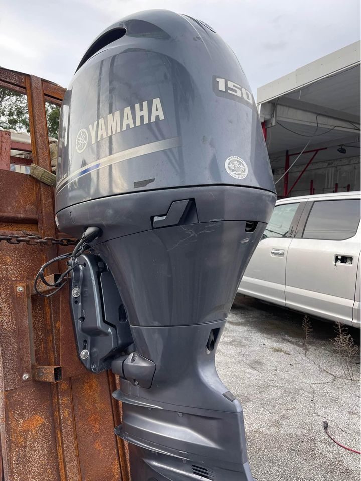 Used Yamaha 150HP 4-Stroke Outboard Motor
