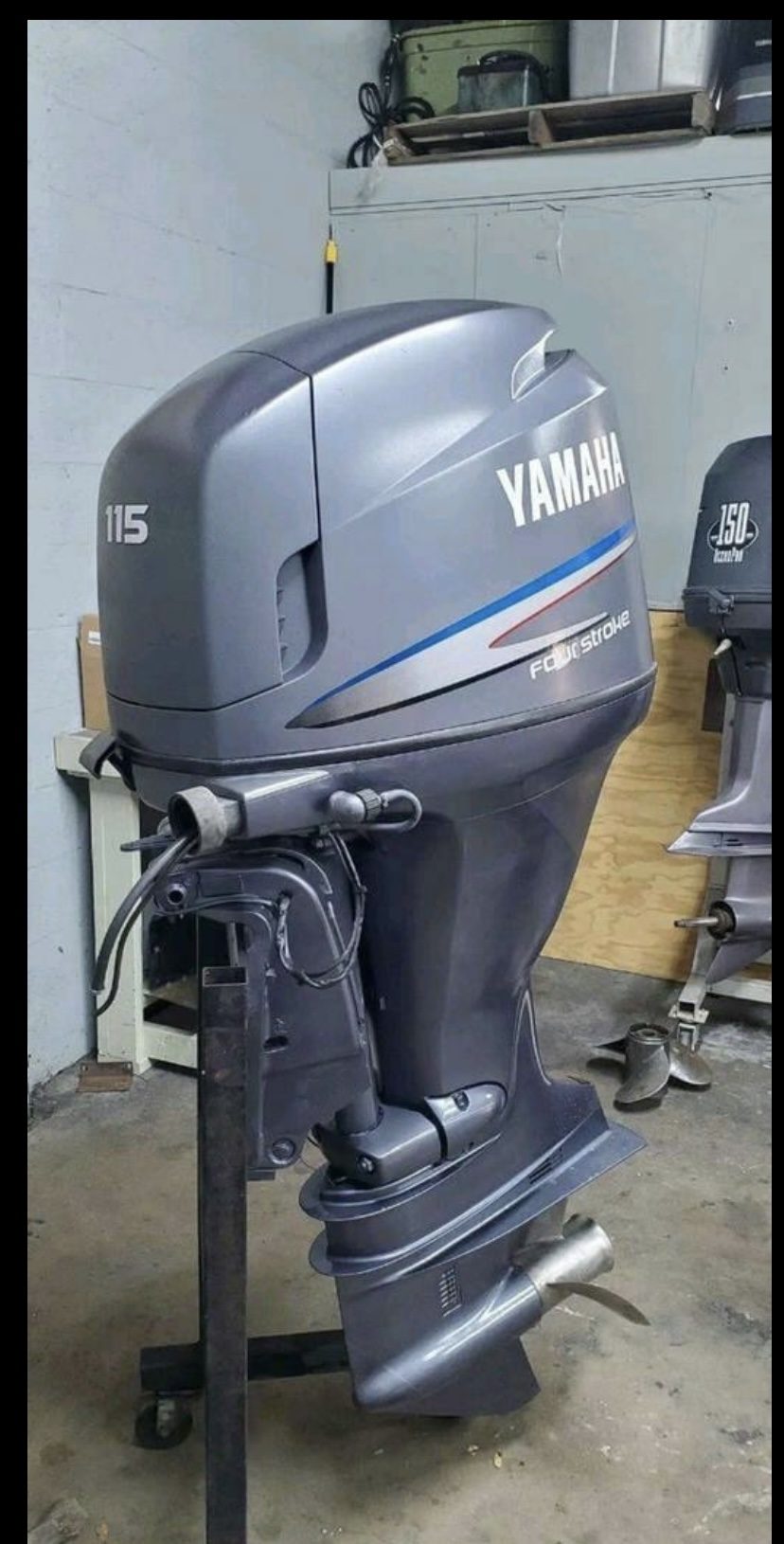 USED YAMAHA 115 HP 4 STROKE OUTBOARD MOTOR ENGINE
