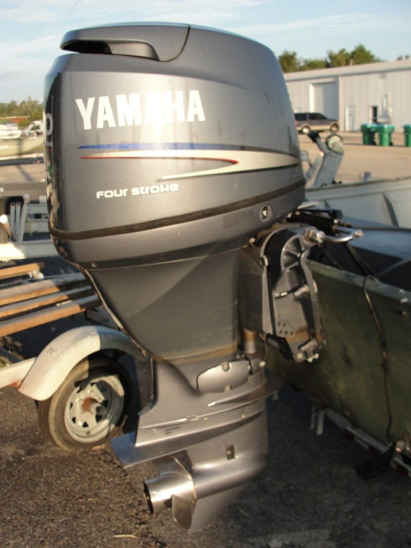 Used Yamaha 75HP 4-Stroke Outboard Motor Engine